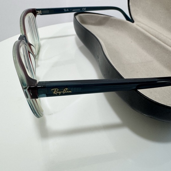 Ray-Ban RB 5362 5834 Blue Pink Gradient Cat Eye Eyeglasses Frames 54-17-140 Case main image 9